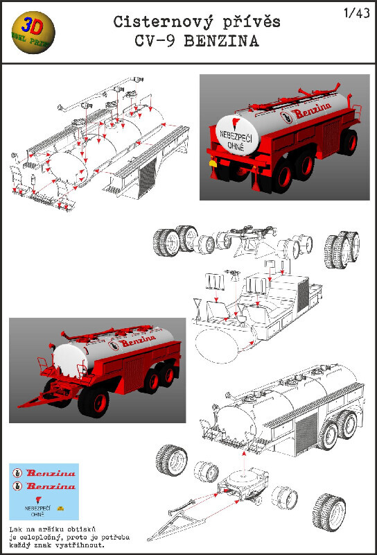 CV-9 cisternový přívěs